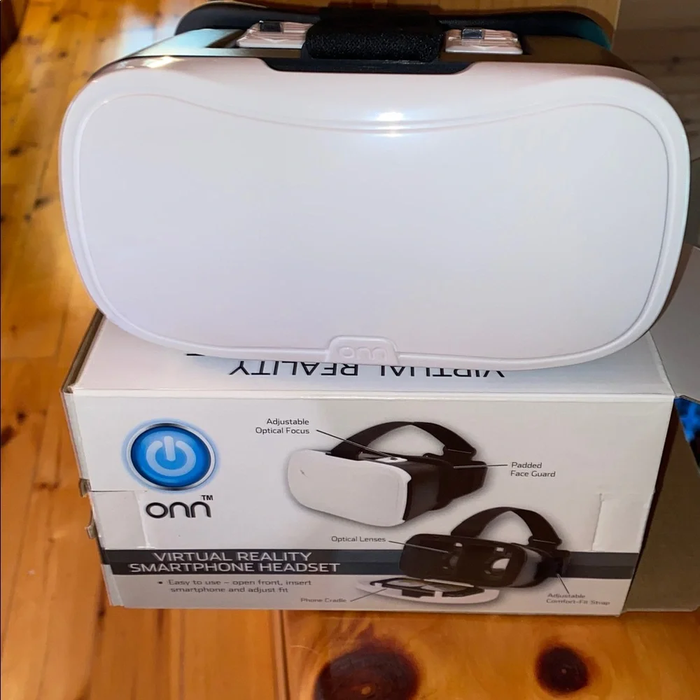 ONN Black Smartphone VR Headset